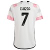 Conjunto (Camiseta+Pantalón Corto) Juventus Chiesa 7 Segunda Equipación 23-24 - Niño